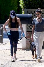 JORDANA BREWSTER Out with a Friend in Los Angeles 04/29/2020