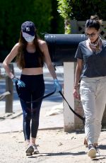 JORDANA BREWSTER Out with a Friend in Los Angeles 04/29/2020