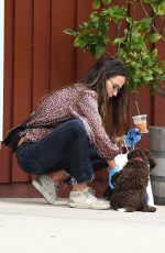 JORDANA BREWSTER Out with Her Dog in Brentwood 05/12/2020
