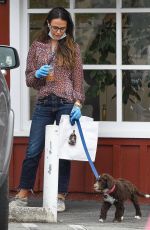 JORDANA BREWSTER Out with Her Dog in Brentwood 05/12/2020