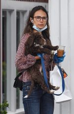 JORDANA BREWSTER Out with Her Dog in Brentwood 05/12/2020