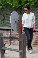 JORDANA BREWSTER Out with Her Dog in Los Angeles 05/10/2020