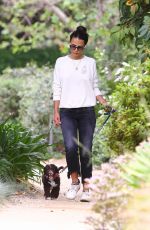 JORDANA BREWSTER Out with Her Dog in Los Angeles 05/10/2020