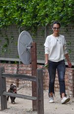 JORDANA BREWSTER Out with Her Dog in Los Angeles 05/10/2020