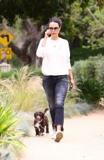 JORDANA BREWSTER Out with Her Dog in Los Angeles 05/10/2020