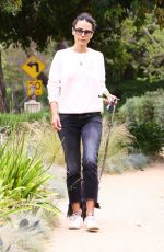 JORDANA BREWSTER Out with Her Dog in Los Angeles 05/10/2020