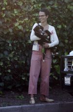JORDANA BREWSTER Out with Her Dog in Pacific Palisades 05/17/2020