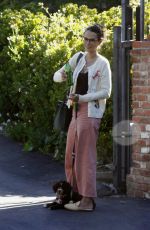JORDANA BREWSTER Out with Her Dog in Pacific Palisades 05/17/2020