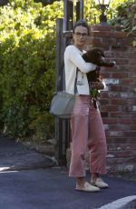JORDANA BREWSTER Out with Her Dog in Pacific Palisades 05/17/2020