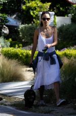JORDANA BREWSTER Out with Her Dog in Pacific Palisades 05/24/2020