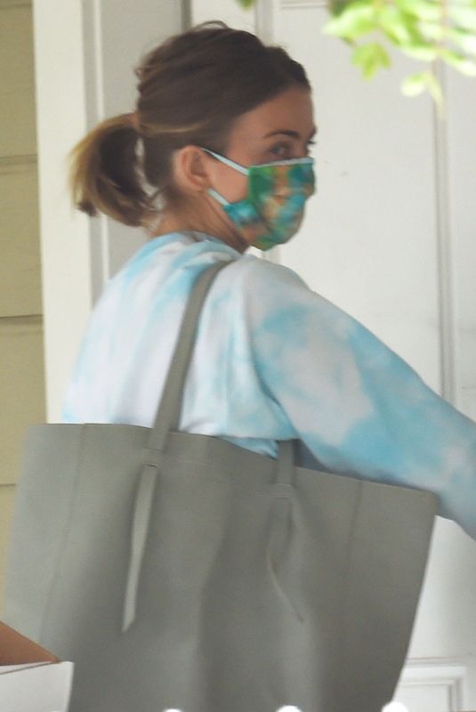 JULIANNE HOUGH Arrives at Her Mother in Los Angeles 05/29/2020