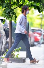 JULIANNE MOORE Wearing Mask Out in New York 05/20/2020