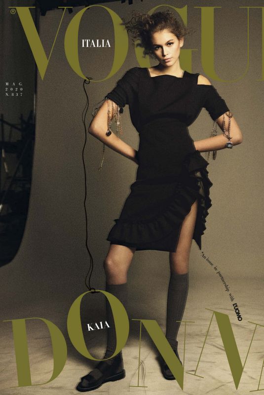 KAIA GERBER in Vogue Magazine, Italy May 2020