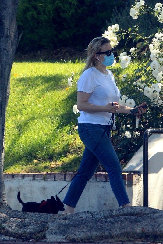 KAITLIN DOUBLEDAY Out with Her Dog in Beverly Hills 05/08/2020