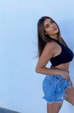 KALANI HILLIKER in Denim Cut Off - Instagram Photos 05/05/2020