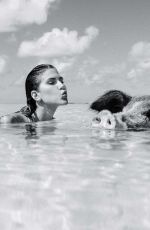KARA DEL TORO at a Black and White Photoshoot, 2020