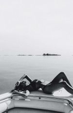KARA DEL TORO at a Black and White Photoshoot, 2020
