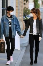 KATE BECKINSALE and Goody Grace Out in Pacific Palisades 05/01/2020
