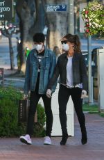 KATE BECKINSALE and Goody Grace Out in Pacific Palisades 05/01/2020