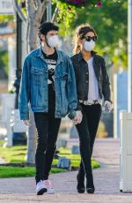 KATE BECKINSALE and Goody Grace Out in Pacific Palisades 05/01/2020