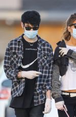 KATE BECKINSALE and Goody Grace Out with Their Dog in Malibu 05/15/2020