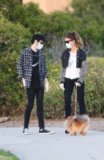KATE BECKINSALE and Goody Grace Out with Their Dog in Malibu 05/15/2020