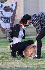 KATE BECKINSALE and Goody Grace Out with Their Dog in Malibu 05/15/2020