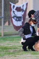 KATE BECKINSALE and Goody Grace Out with Their Dog in Malibu 05/15/2020