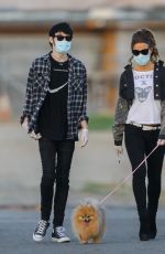 KATE BECKINSALE and Goody Grace Out with Their Dog in Malibu 05/15/2020