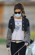 KATE BECKINSALE and Goody Grace Out with Their Dog in Malibu 05/15/2020