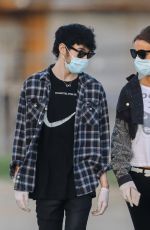 KATE BECKINSALE and Goody Grace Out with Their Dog in Malibu 05/15/2020