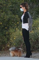 KATE BECKINSALE Out with Her Dog in Malibu 05/15/2020