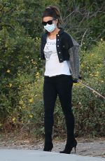 KATE BECKINSALE Out with Her Dog in Malibu 05/15/2020