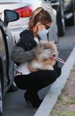 KATE BECKINSALE Out with Her Dog in Malibu 05/15/2020