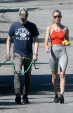 KATE BOSWORTH and Micheal Polish Out with Their Dog in Los Angeles 05/25/2020