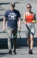 KATE BOSWORTH and Micheal Polish Out with Their Dog in Los Angeles 05/25/2020