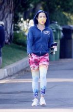 KATE HUDSON Wearing a Mask Out in Brentwood 05/13/2020