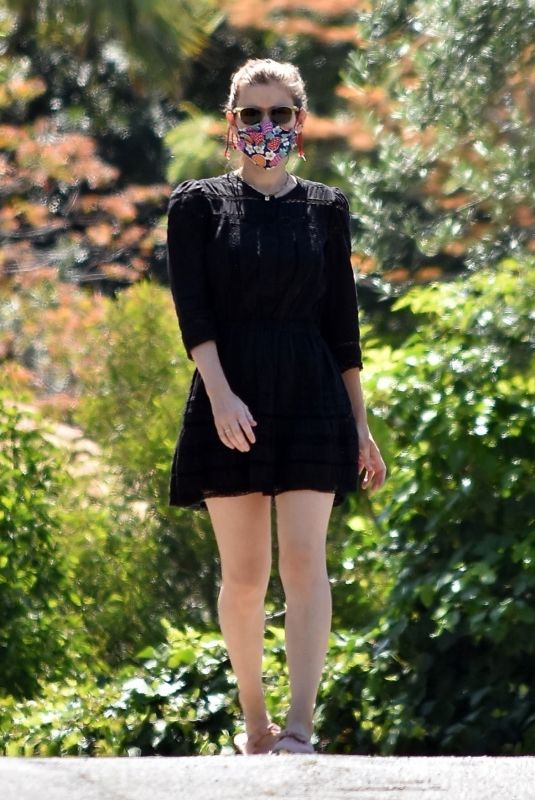 KATE MARA Out and About in Los Feliz 05/16/2020