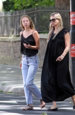 KATE MOSS Out with Her Daughter in London 05/28/2020