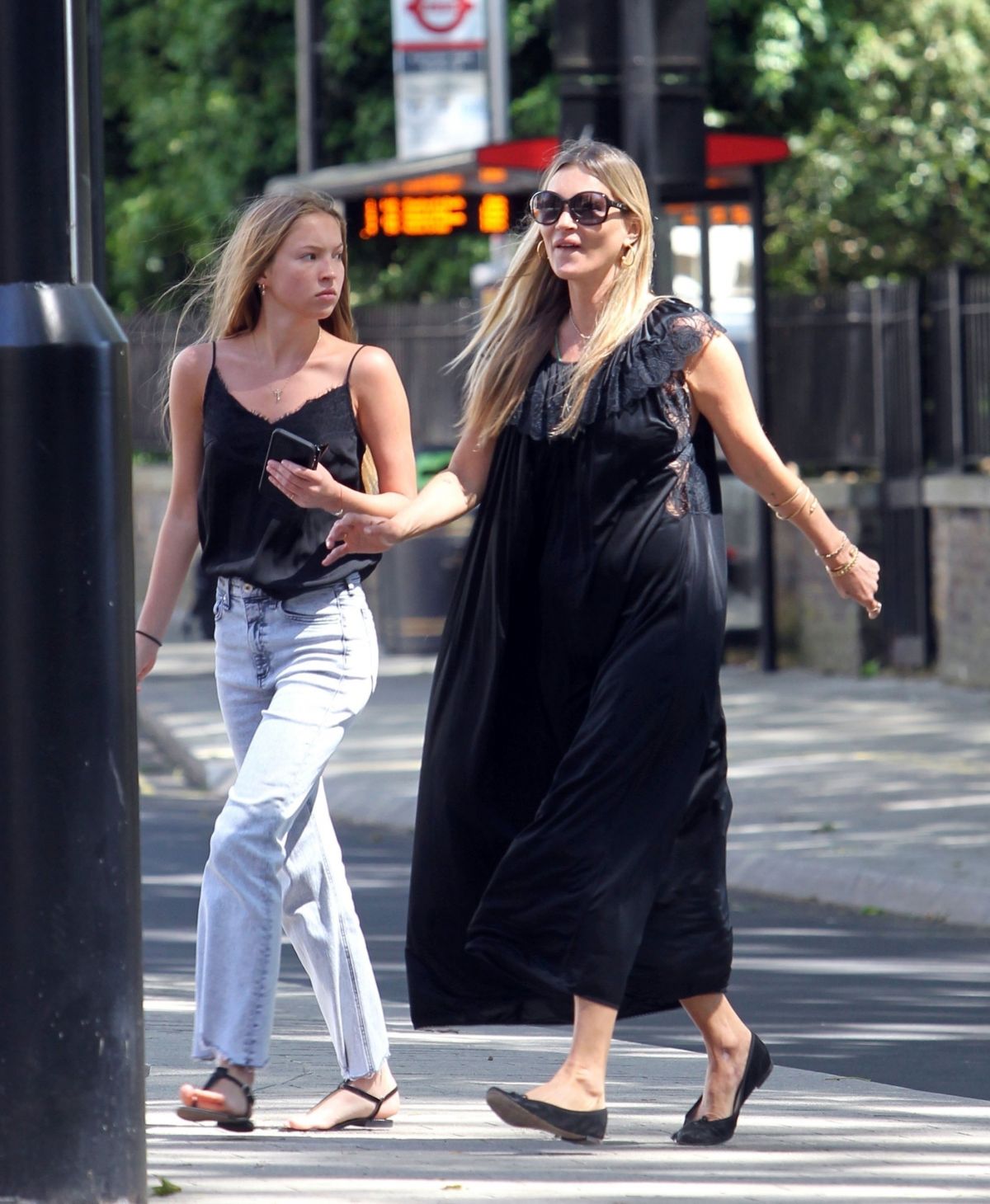 Kate Moss Out With Her Daughter In London 05282020 Hawtcelebs