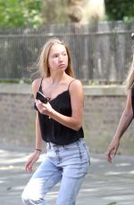 KATE MOSS Out with Her Daughter in London 05/28/2020