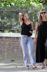 KATE MOSS Out with Her Daughter in London 05/28/2020