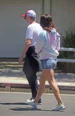 KATHARINE MCPHEE in Denim Shorts and David Foster Out in Los Angeles 05/19/2020
