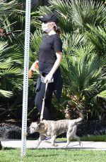 KATHERINE SCHWARZENEGEER Out with Her Dog in Brentwood 05/02/2020