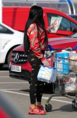 KATIE PRICE and Al Warrell Out Shopping in Surrey 04/27/2020