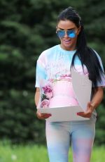 KATIE PRICE Celebrates Her 42nd Birthday in Essex 05/22/2020