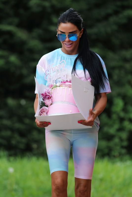 KATIE PRICE Celebrates Her 42nd Birthday in Essex 05/22/2020
