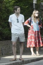 KEIRA KNIGHTLEY and James Righton Out in London 05/08/2020