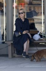 KELLY RUTHERFORD Out with Her Dog in Brentwood 05/20/2020