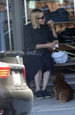 KELLY RUTHERFORD Out with Her Dog in Brentwood 05/20/2020